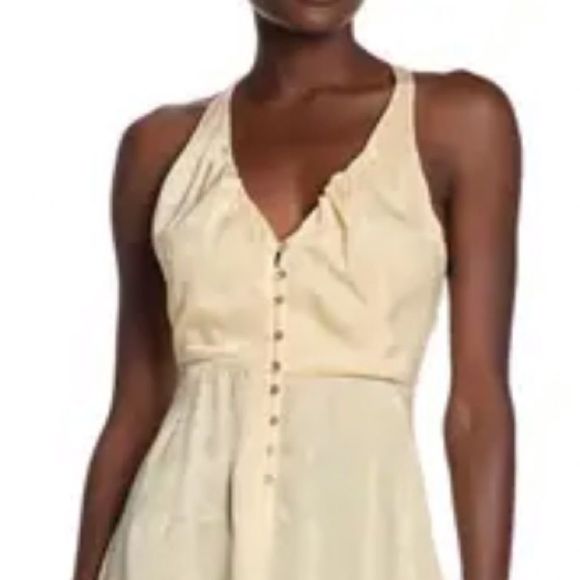 NWT Free People Olivia Satin Dress - Picture 3 of 4